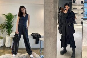 Jennie BLACKPINK dan Han So Hee Memukau dengan Busana Serba Hitam di Paris Fashion Week 2024